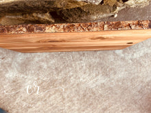 Load image into Gallery viewer, Custom Personalized Engraved Live Edge Board 18x12 Acacia Custom Board