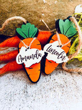 Load image into Gallery viewer, Easter Basket Tag / Easter Name Tag / Custom Easter Tag / Bunny Name Tag / Custom Name Tag / Wooden Easter Tag