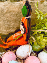 Load image into Gallery viewer, Easter Basket Tag / Easter Name Tag / Custom Easter Tag / Bunny Name Tag / Custom Name Tag / Wooden Easter Tag