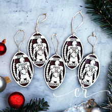 Load image into Gallery viewer, Custom Football Ornament
