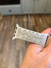 Load image into Gallery viewer, Laser Engraved Personalized Custom Order Apple Watch Bands