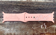 Load image into Gallery viewer, Autism Awareness Apple Watch Band Laser Engraved