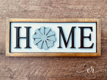 Load image into Gallery viewer, Farm Sweet Farm Tiered Tray Set Laser Cut Wood Kitchen Decor Home tiered tray signs mini sign set