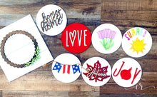 Load image into Gallery viewer, Interchangeable Shiplap Sign With Stand Farmhouse Style Home Sweet Home