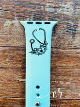 Load image into Gallery viewer, Nurse Laser Engraved Personalized Custom Apple Watch Bands