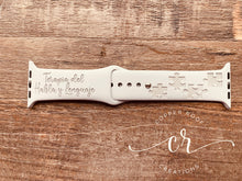 Load image into Gallery viewer, Autism Awareness Apple Watch Band Laser Engraved