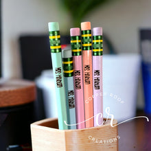 Load image into Gallery viewer, Custom Personalized Engraved #2 Pencils!
