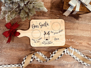 Custom Santa Treat Board Christmas Treats for Santa board