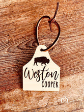 Load image into Gallery viewer, Custom Name Bag Tag Custom Diaper Bag Tag Laser Engraved Personalized Tags
