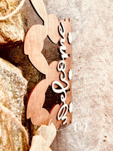 Load image into Gallery viewer, Easter Bunnies Welcome Door Hanger / Easter Welcome Sign / Easter Door Hanger
