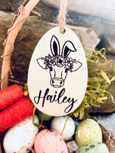 Load image into Gallery viewer, Easter Basket Tags / Custom Engraved Tags / Laser Engraved Tags / Easter Tags / Basket Tags
