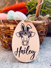 Load image into Gallery viewer, Easter Basket Tags / Custom Engraved Tags / Laser Engraved Tags / Easter Tags / Basket Tags
