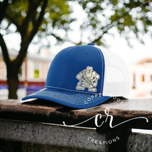 Load image into Gallery viewer, School Spirit Custom Hat / Richardson 112 School Mascot Hat / Engraved School Spirit Hat
