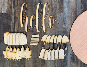 Laser Cut Interchangeable Sign DIY Kit!