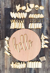 Laser Cut Interchangeable Sign DIY Kit!