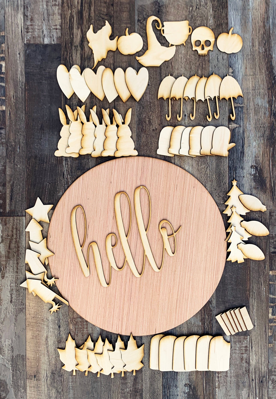 Laser Cut Interchangeable Sign DIY Kit!