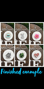 Home Sweet Home Laser Cut Interchangeable Sign DIY