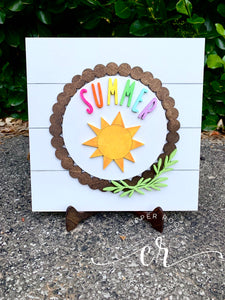 Interchangeable Shiplap Sign With Stand Farmhouse Style Home Sweet Home