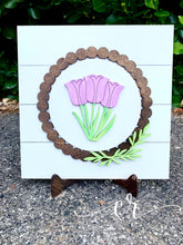 Load image into Gallery viewer, Interchangeable Shiplap Sign With Stand Farmhouse Style Home Sweet Home

