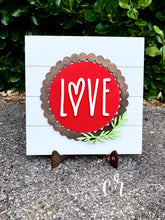 Load image into Gallery viewer, Interchangeable Shiplap Sign With Stand Farmhouse Style Home Sweet Home
