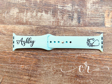 Load image into Gallery viewer, Laser Engraved Personalized Custom Order Apple Watch Bands
